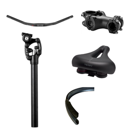 [910110] Comfort pakket: (stem changable, suspension seat post, comfort saddle, curved handlebars and mudguard extension) 